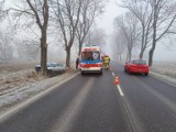Wypadek Tarnów. Niebezpieczny poranek na drodze wojewódzkiej nr 973 w Tarnowie. Kierowca seata uderzył w drzewo