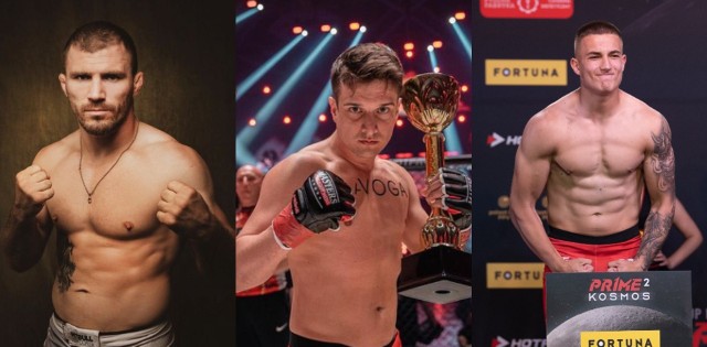 Na trzeciej edycji Prime Show MMA zmierzy się dwóch reprezentantów Radomia - Daniel Rutkowski (po lewej stronie) oraz Mikołaj "Vandalek" Rdzanek (po prawej stronie). W środku Łukasz "Kamerzysta" Wawrzyniak.