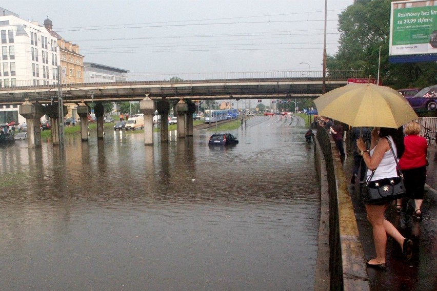 Tak wyglądał Wrocław po wtorkowym oberwaniu chmury