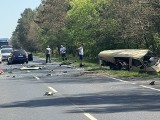 Poważny wypadek pod Gubinem. Trzy osoby zostały ranne