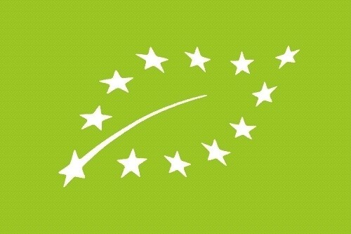 Nowe logo zywności ekologicznej tzw. „Euro-liść” - unijne gwiazdki w kształcie liścia na zielonym tle.