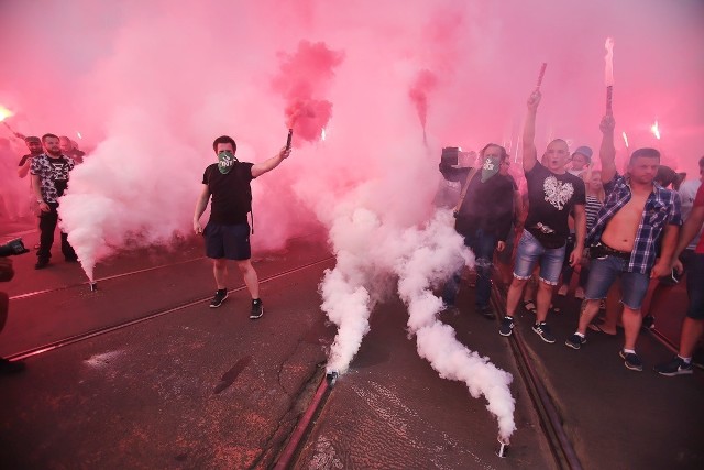 1 sierpnia 2018 i godzina W na placu Dominikańskim we Wrocławiu