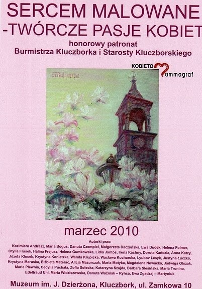 Plakat wystawy w Kluczborku.