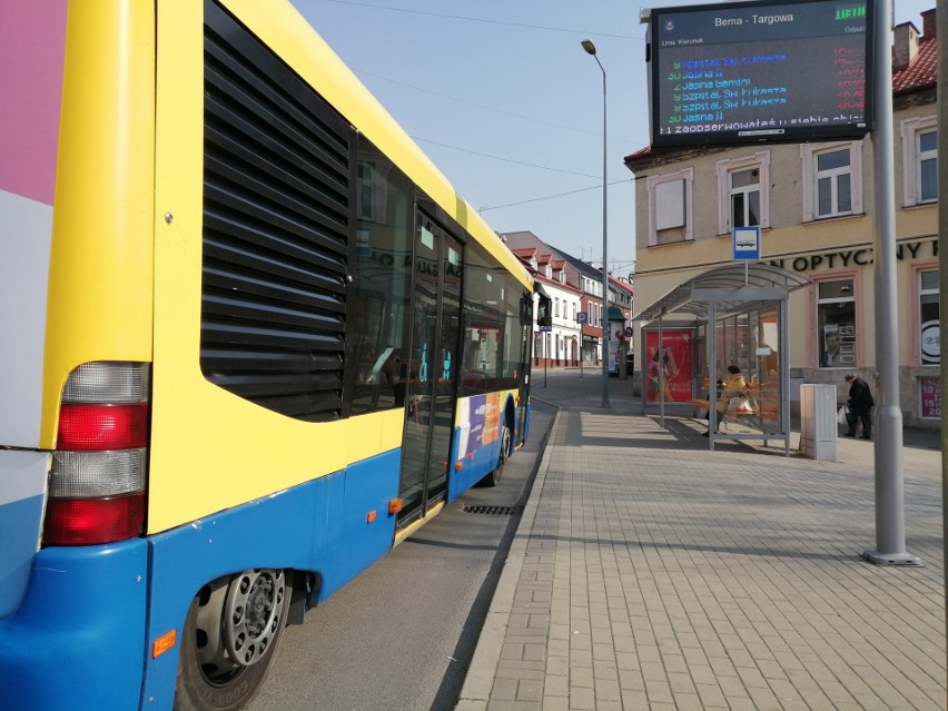 Liczba pasażerów korzystających z komunikacji miejskiej w...