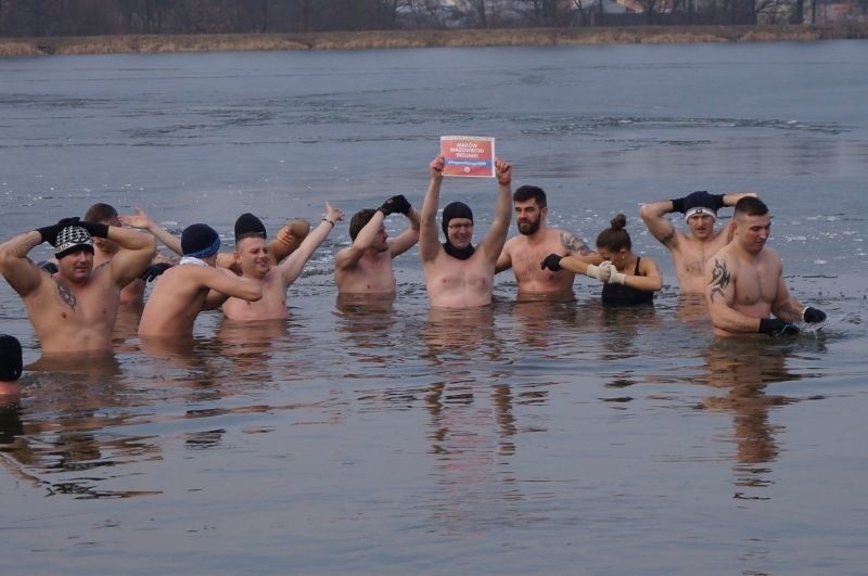 Morsowanie nad zalewem w Makowie Mazowieckim