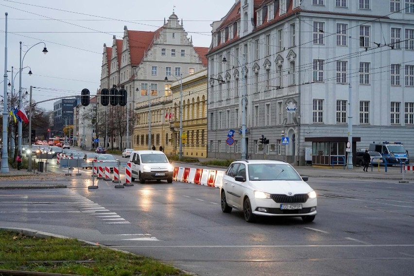 Kolejne zmiany w ruchu drogowym przy Urzędzie Miasta w Gdańsku. Co czeka kierowców?