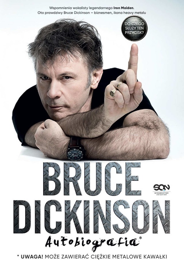 Bruce Dickinson przez ponad trzydzieści lat był wiodącym wokalistą Iron Maiden. Odniósł również sukces w karierze solowej. Zespół sprzedał ponad 90 milionów płyt i zagrał 2000  koncertów na całym świecie, czyniąc każdy z nich niezapomnianym muzycznym spektaklem. Bruce Dickinson mieszka w Londynie.