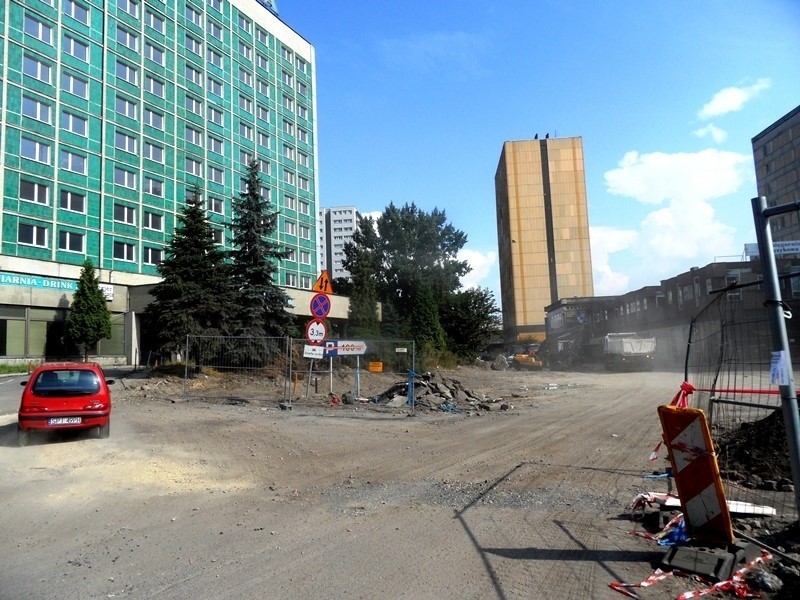 Przebudowa centrum Katowic - budowa ulicy Środmiejskiej
