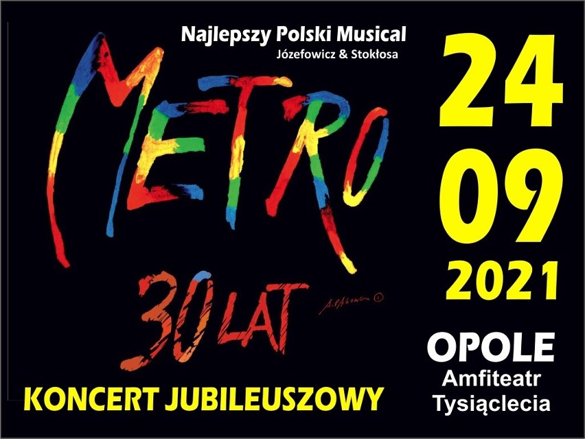 METRO - 30 lat najlepszego polskiego musicalu. Już 24 września 2021 r. w opolskim Amfiteatrze