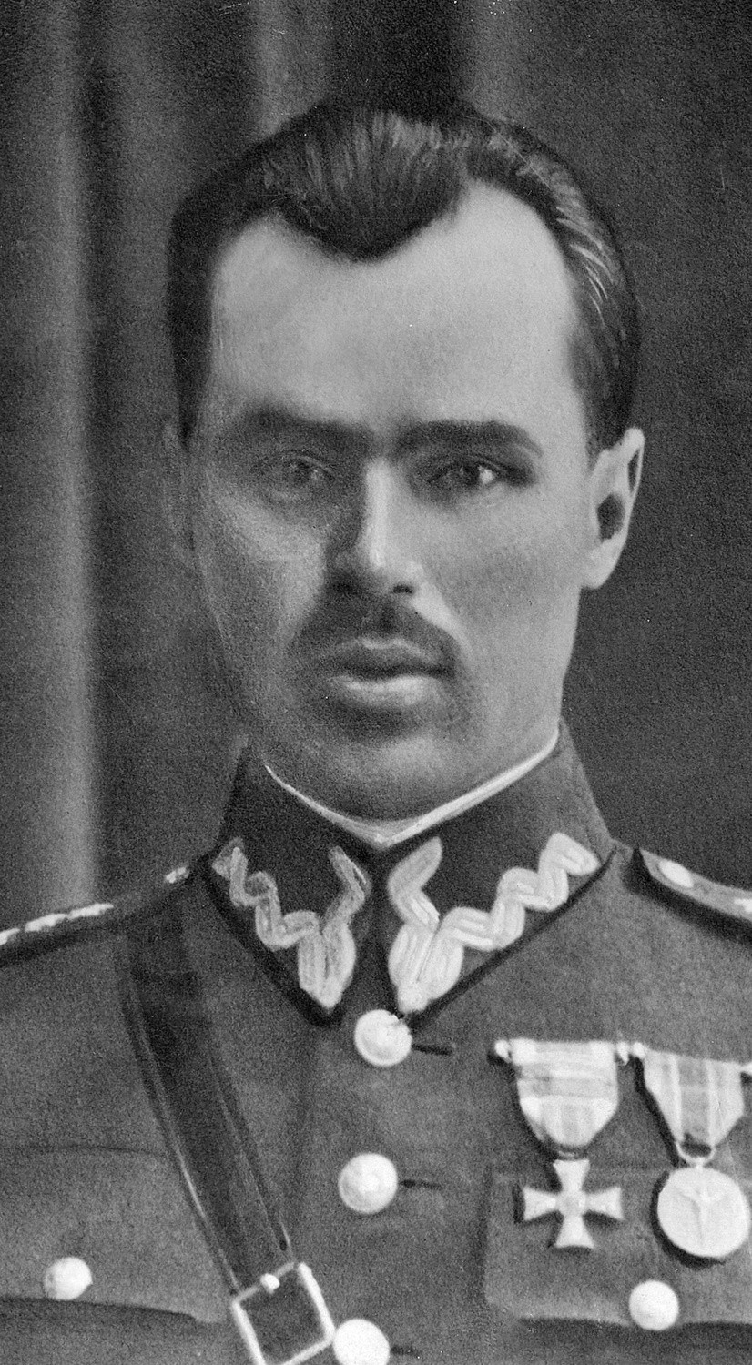 Major Piotr Demkowski, jeden z niewielu oficerów Wojska...