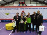 Tenis stołowy. Strażacy z Podkarpacia zwyciężyli w klasyfikacji drużynowej mistrzostw Polski odbywających się w Drzonkowie