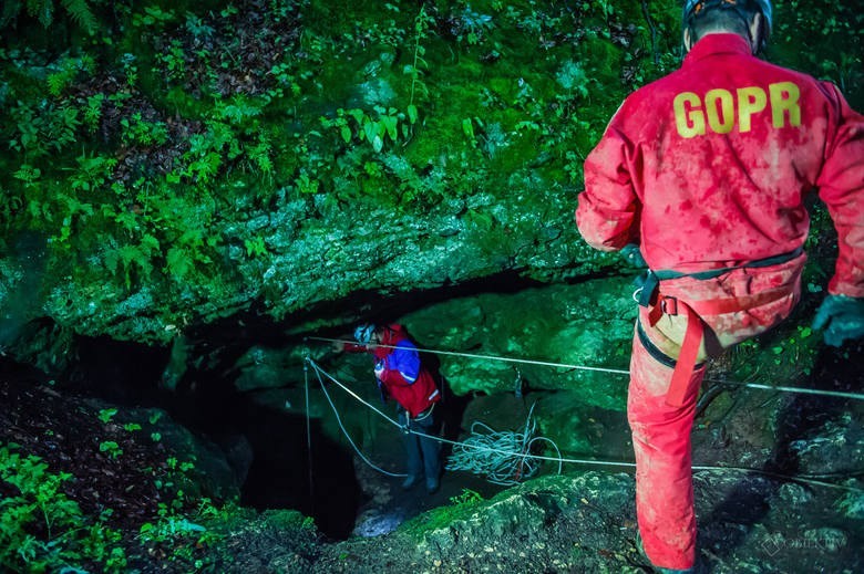 Wypadek w jaskini Studnisko w Sokolicha Górach