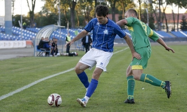 Kamil Stachyra strzelił gola z bardzo trudnej pozycji.