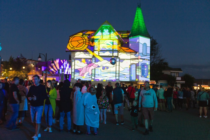 Drugi dzień Festiwalu Światła w Ustce.