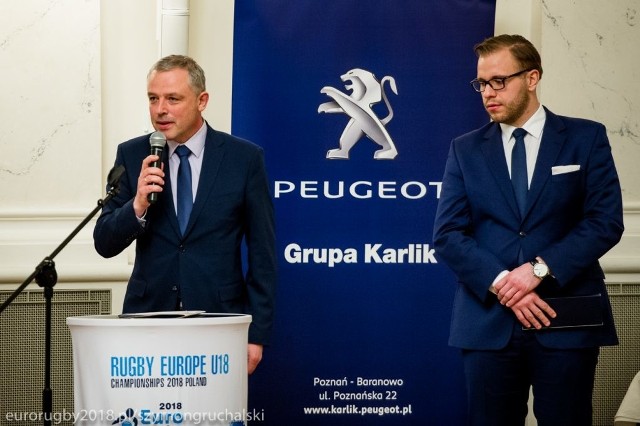 Mateusz Boruta (z prawej) był jednym z głównych organizatorów ME do lat 18 w rugby, rozegranych dziewięć miesięcy temu w Wielkopolsce