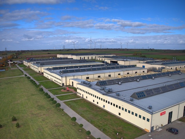 Fabryka Velux w Namysłowie.