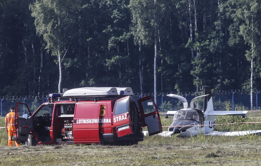 Na lotnisku w podrzeszowskiej Jasionce rozbiła się...