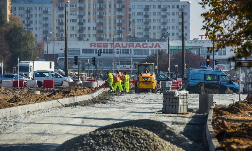 W Bydgoszczy trwa remont pętli tramwajowej na osiedlu...