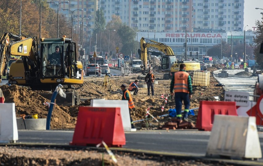 W Bydgoszczy trwa remont pętli tramwajowej na osiedlu...