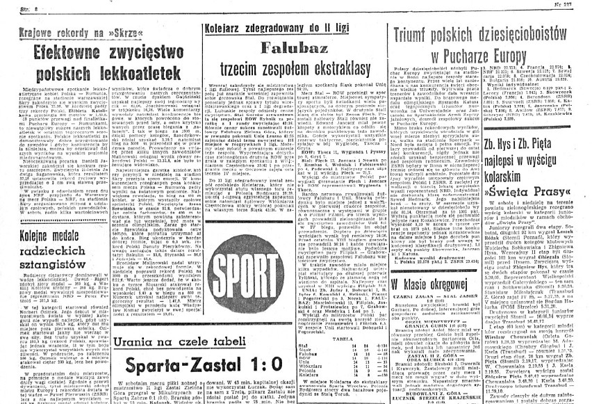 "Gazeta Zielonogórska" 24 września 1973 roku tak opisała...
