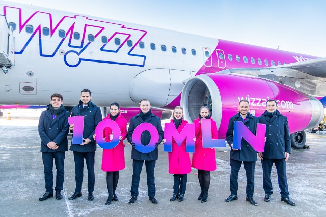 100 milionów pasażerów WizzAir w Polsce