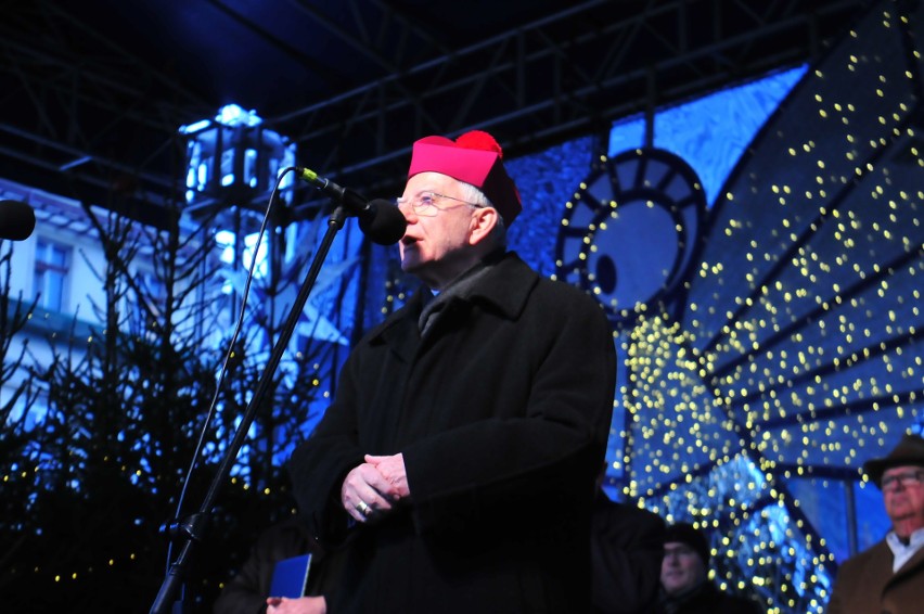 Kraków. Prezydent Jacek Majchrowski złożył świąteczne życzenia mieszkańcom i turystom [ZDJĘCIA]