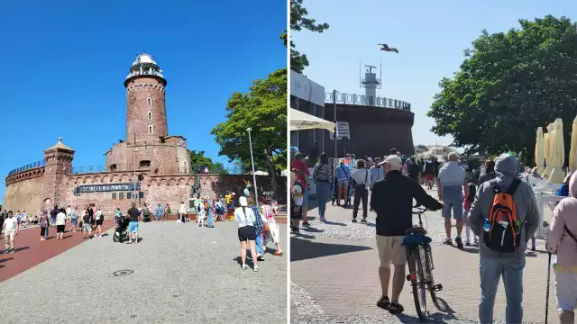 Długi czerwcowy weekendu oraz piękna, słoneczna pogoda przyciągnęły do Kołobrzegu tłumy turystów.