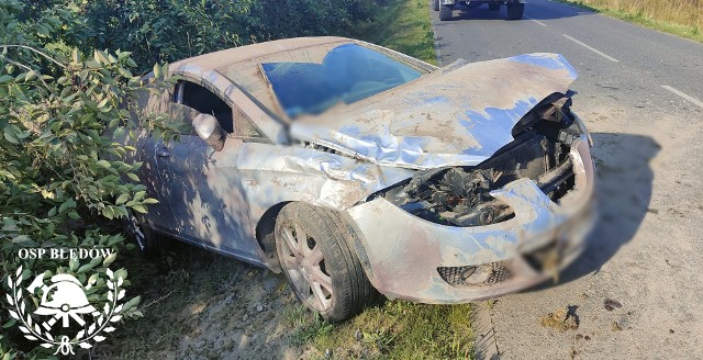 W niedzielę 24 rano w Wilhelmowie dachował samochód osobowy, nikomu nic się nie stało.
