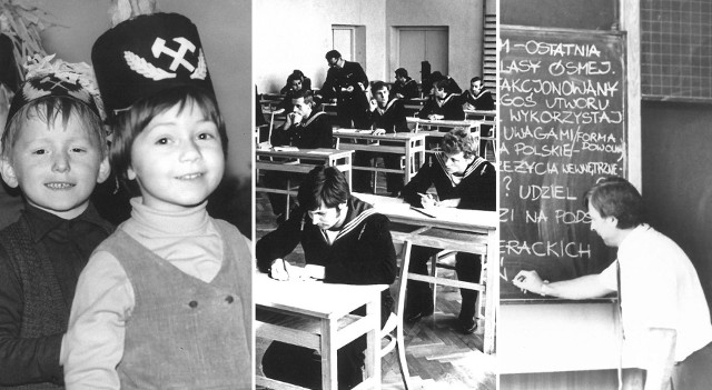 Przedszkola, szkoły podstawowe i ponadpodstawowe w obiektywie fotoreporterów Głosu Koszalińskiego sprzed około 30 lat.