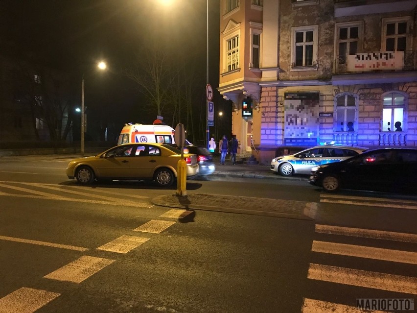 Wypadek na skrzyżowaniu ulic Ozimskiej i Dubois w Opolu.