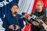 Wicepremier Beata Szydło w Nowym Sączu odwiedziła szkołę specjalną, a potem firmę Fakro