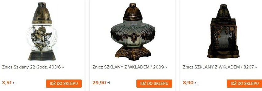 Ceny zniczy na Wszystkich Świętych i rodzaje zniczy zaskakują [ZDJĘCIA]