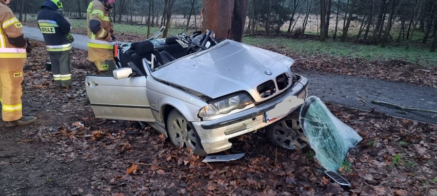 Dramatyczny wypadek w Turawie Marszałkach koło Opola.