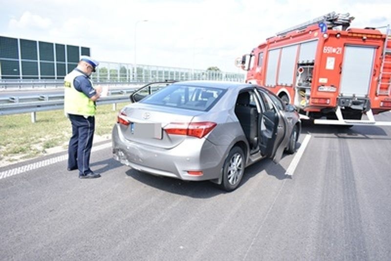 Wypadek na S8. Zderzyły się trzy auta. 20.07.2019