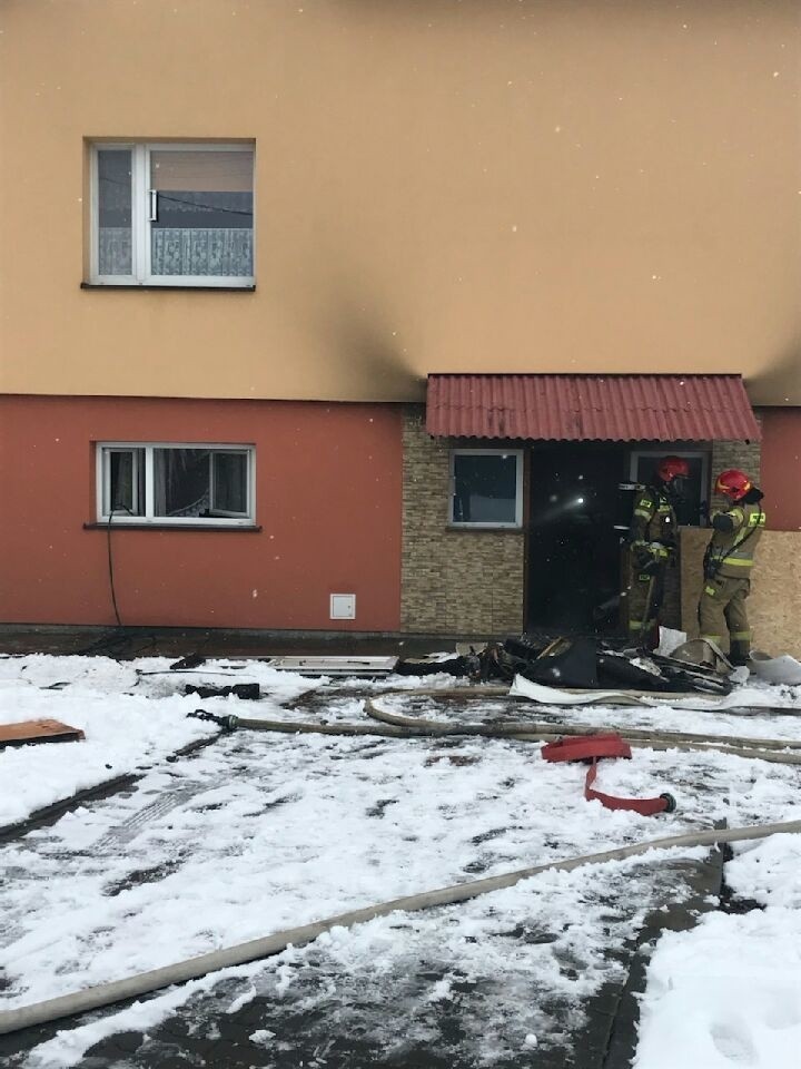 W Pawlikowicach pod Wieliczką zapaliła się domowa...