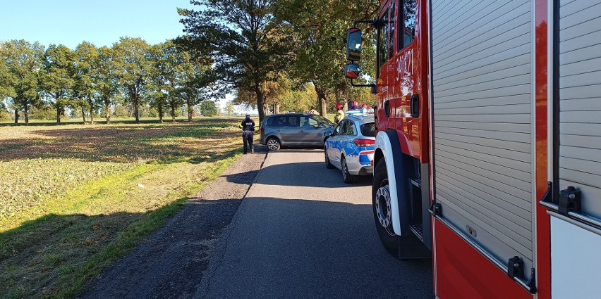 Kolizja na drodze między Bukówką a Swochowem w gminie Słupsk