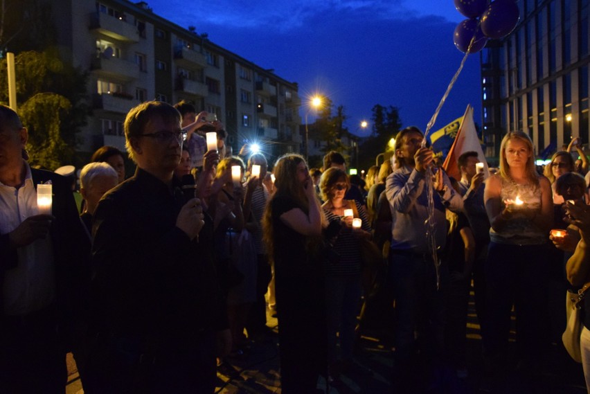 Czwartkowy protest przed Sądem Okręgowym w Katowicach