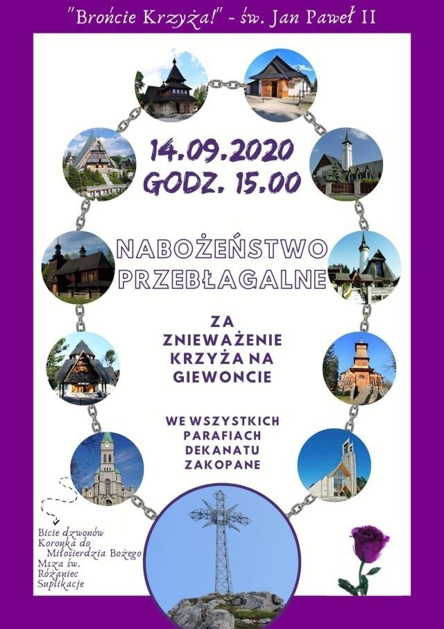 Zakopane. Górale organizują modły. Chcą przeprosić Boga za flagę LGBT powieszoną na Giewoncie