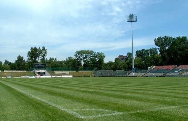 Trening Wisły Kraków na Stadionie Ludowym w Sosnowcu