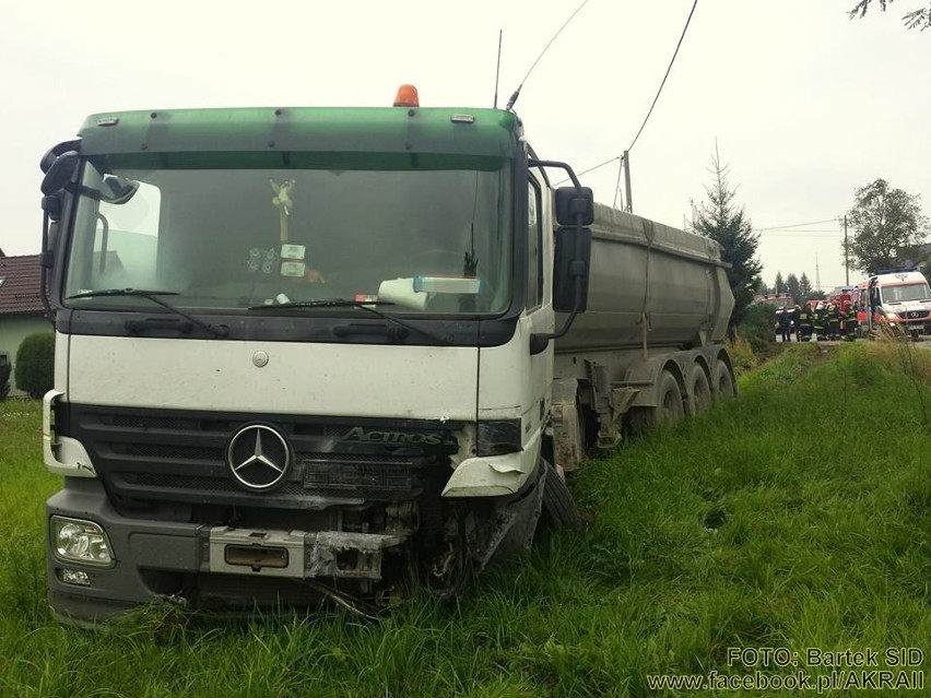 Wypadek w Kobiernicach