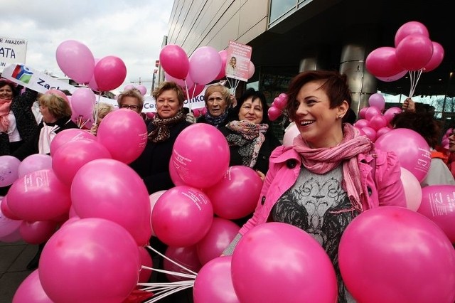 Marsz Różowej Wstążki przeszedł ulicami Szczecina.
