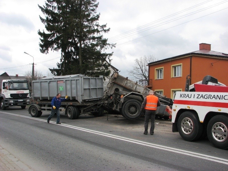 Śmierdzący wypadek w Komorowie