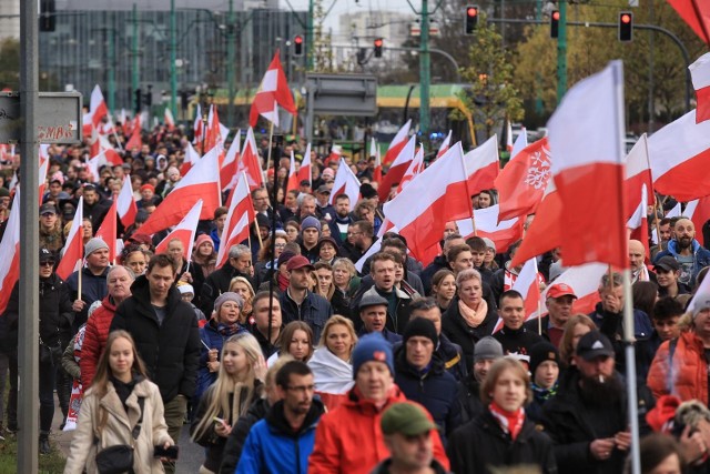 Marsz organizowany przez Wiarę Poznania nie jest jedynym, który odbędzie się 11 listopada w stolicy Wielkopolski.