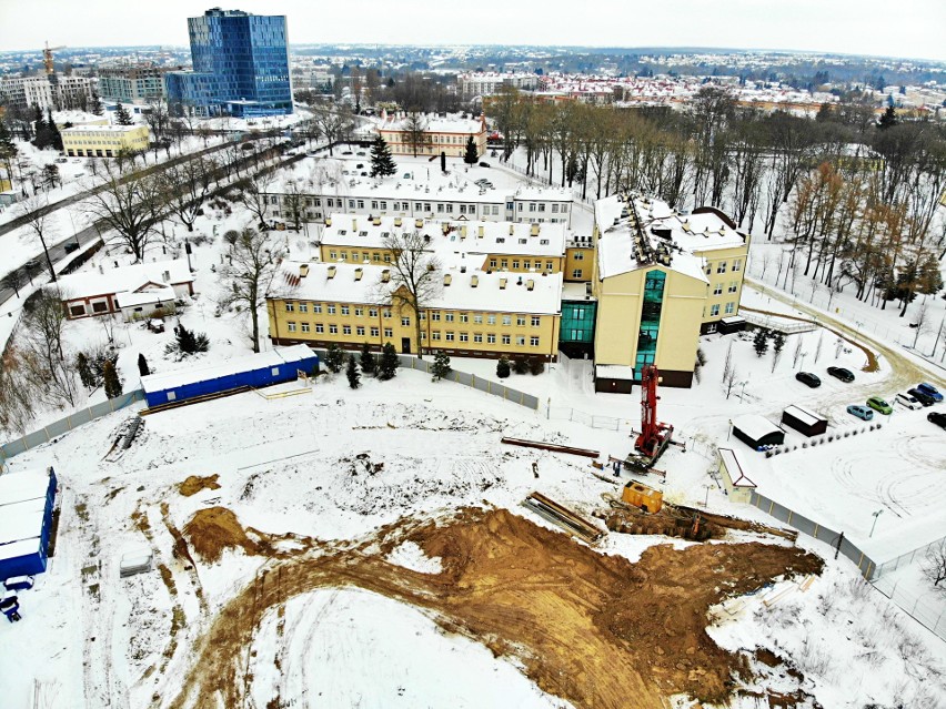 Nowe budynki Politologii i Psychologii w kampusie zachodnim UMCS w Lublinie. Zobacz wizualizację