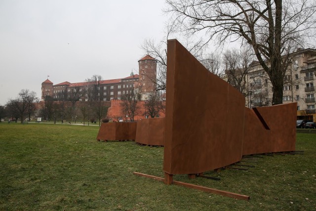 Makieta części pomnika AK pod Wawelem