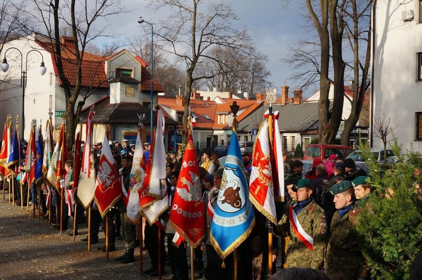 W Żywcu odsłonięto popiersie Józefa Piłsudskiego [ZDJĘCIA]