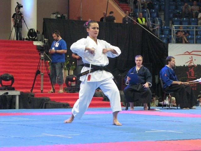Justyna Marciniak (Lubelski KKT) nie miała sobie równych podczas 2. turnieju Polskiej Ligi Karate Tradycyjnego 2014