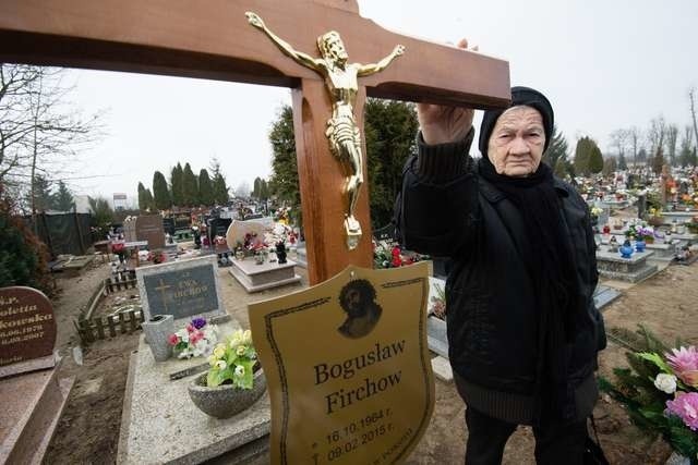 Genowefa Firchof nie może pochować drugiego synana nowym cmentarzu