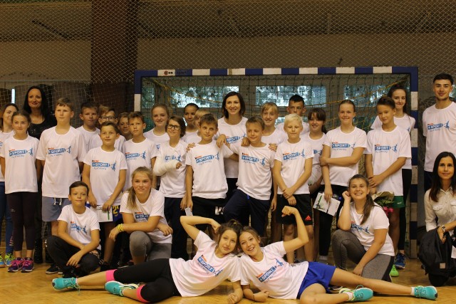 W interaktywnych zajęciach sportowych z Moniką Pyrek wzięło udział blisko 250 uczniów z Rudy Śląskiej