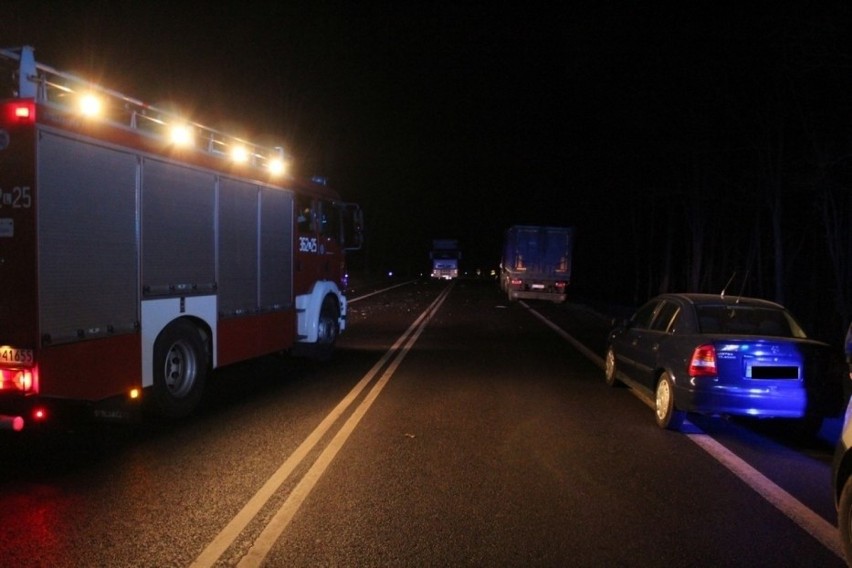 Wypadek na DK 12 w Chełmie